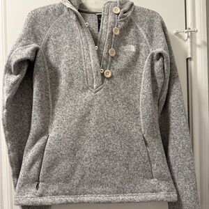 The North Face Gray Fleece Pullover